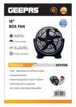 پنکه رومیزی جی پاس مدل GF21138 - Image 3