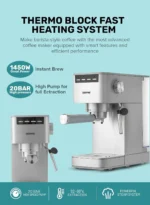 اسپرسوساز جیپاس مدل GCM1415SS - Image 4