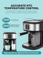 اسپرسو ساز جیپاس مدل GCM1215SA - Image 8