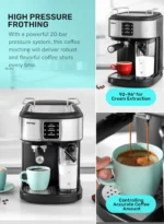 اسپرسو ساز جیپاس مدل GCM1215SA - Image 11