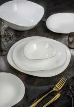 سرویس غذاخوری 26 پارچه گلدن اوپال مدل Volare طرح لب طلا - Image 2