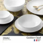 سرویس غذاخوری-۲۶ پارچه گلدن اوپال-Diwali گرد - Image 3